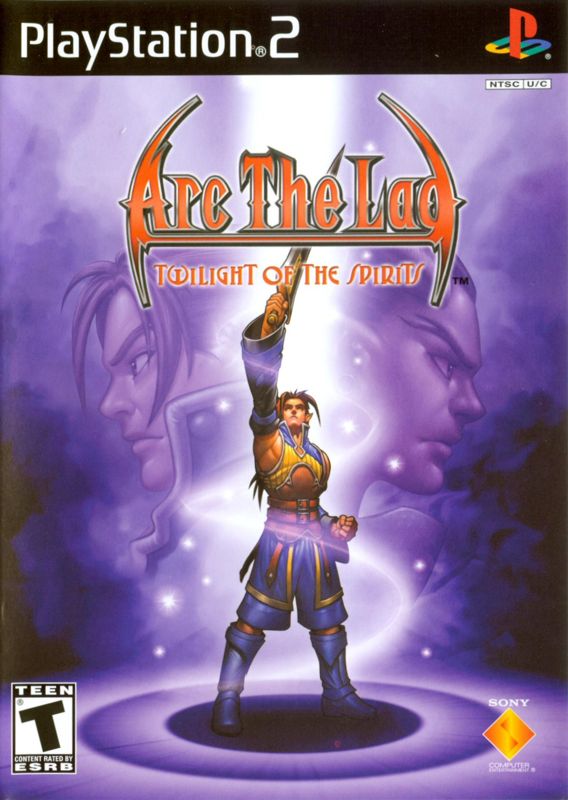 Arc the Lad Twilight of the Spirits box art for Playstation 2